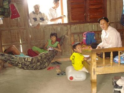 gia đình người bảo vệ Tràm Chim Tam Nông
