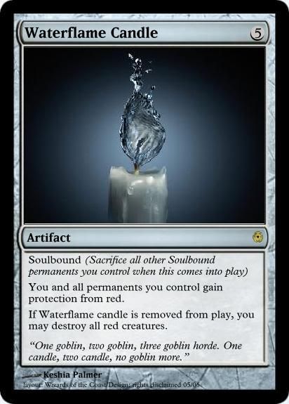 Waterflame Candle
