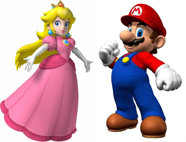 Mario and Peach