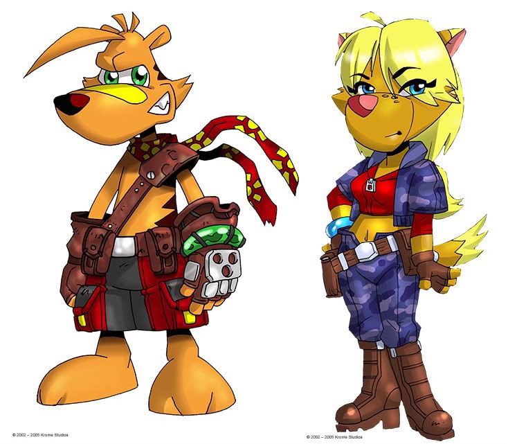 Ty The Tasmanian Tiger And Shazza Image