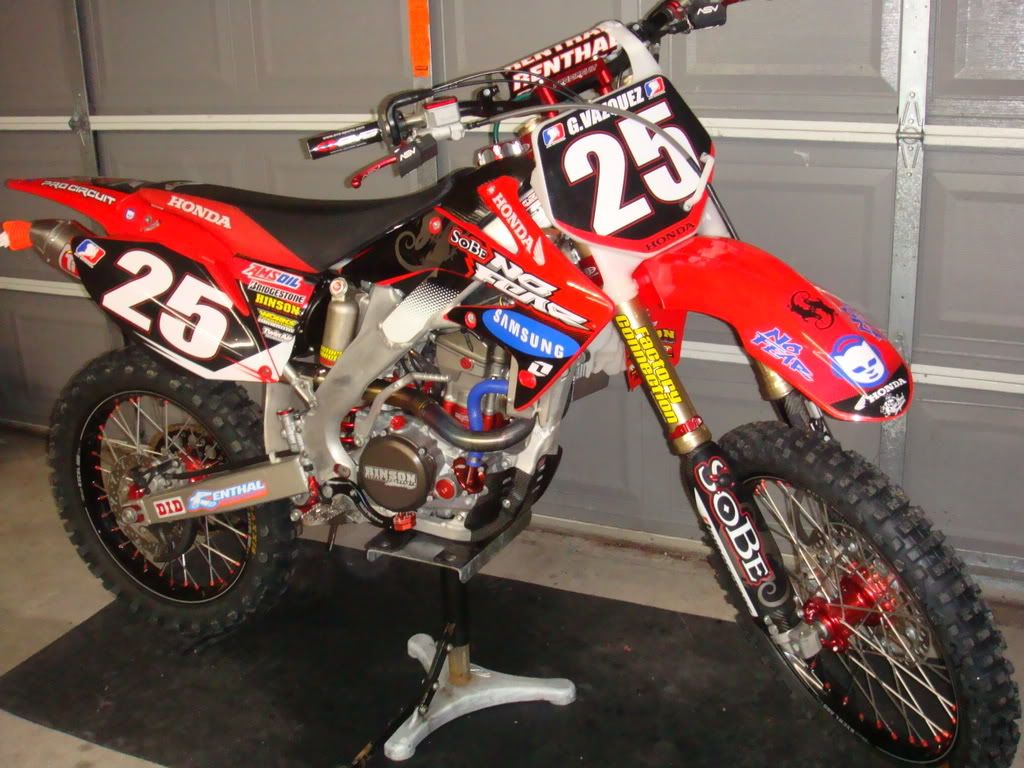 Difference between honda crf250f and crf250r #4