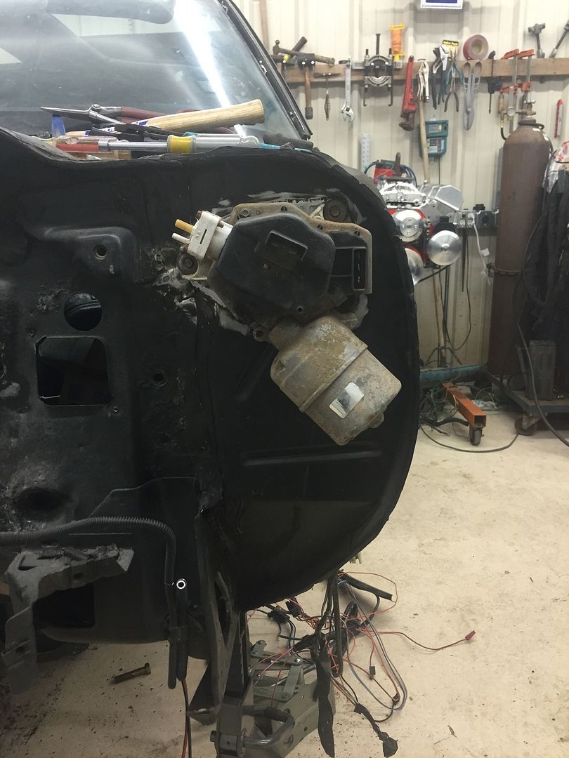 Wiper motor relocation. Lots of pics and dimensions