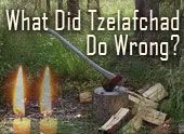What did Tzelafchad do Wrong?