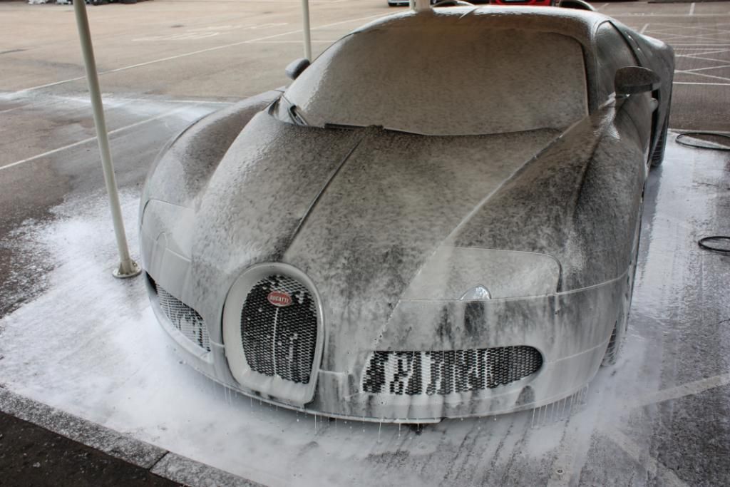 Bugatti In Snow
