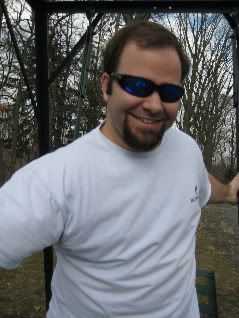 Me on the glider swing still...