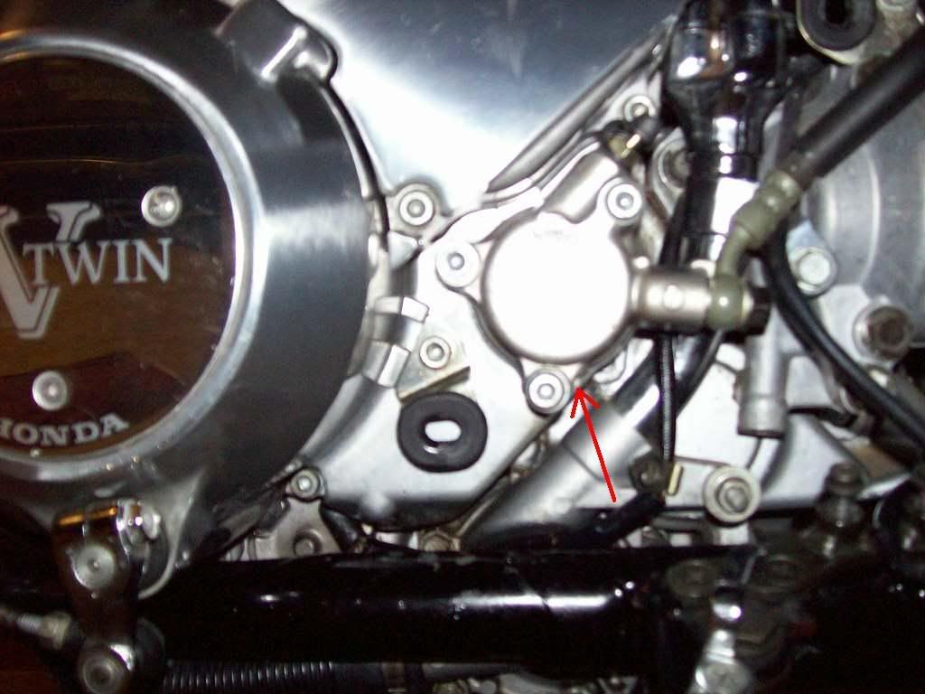 Honda shadow motorcycle overfill oil leak #5