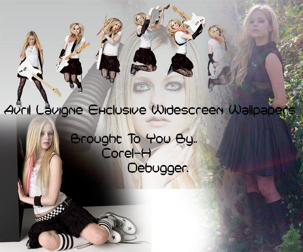 avril lavigne wallpaper 2009. That#39;s my new work here Avril