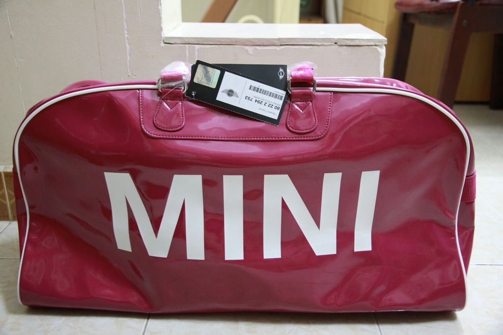 Bán túi MINI Cooper Big Duffle Black Gym Bag và túi đựng đồ dân Golf PRGR Boss Bag