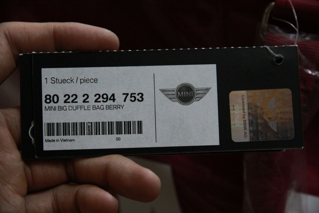 Bán túi MINI Cooper Big Duffle Black Gym Bag và túi đựng đồ dân Golf PRGR Boss Bag - 2