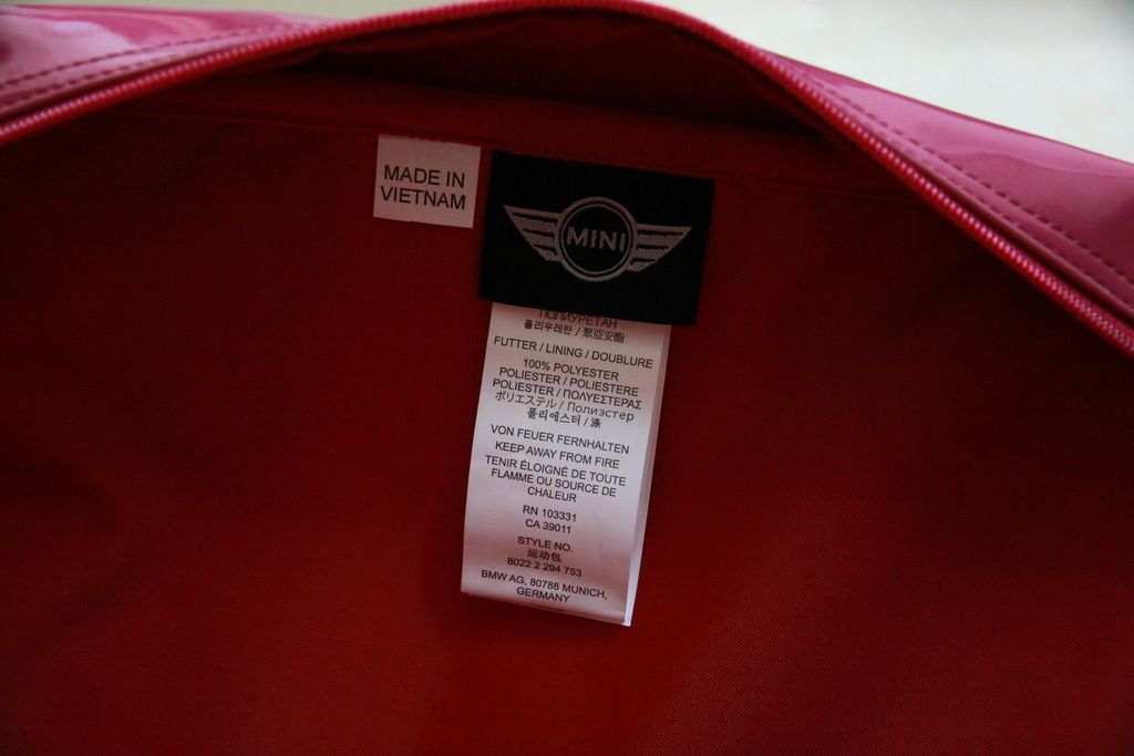 Bán túi MINI Cooper Big Duffle Black Gym Bag và túi đựng đồ dân Golf PRGR Boss Bag - 3