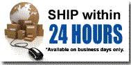 We ships withing 24 hours