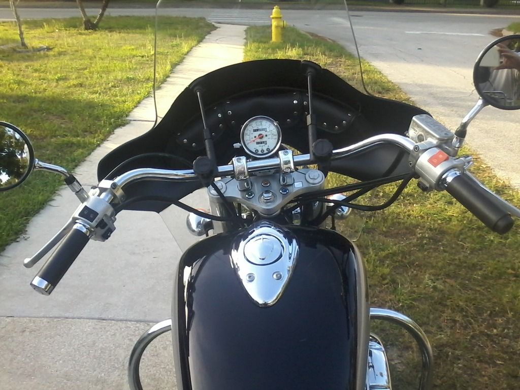 4.5" risers Honda Shadow Forums