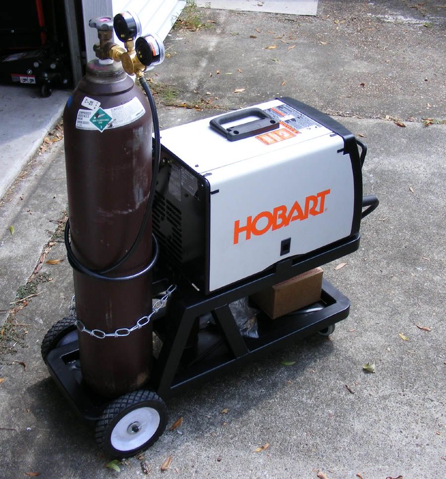 The Traditional First Project for New Welder, Cart For My HH140 Weld