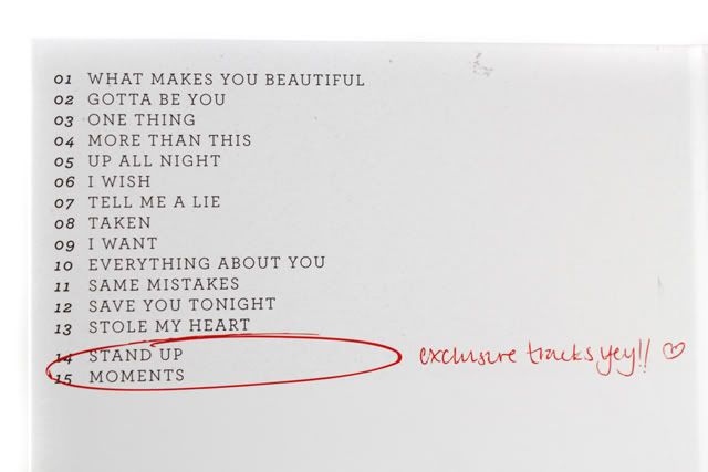 One Direction Up All Night Deluxe Edition Song List
