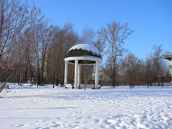 Зимние городские пейзажи 151