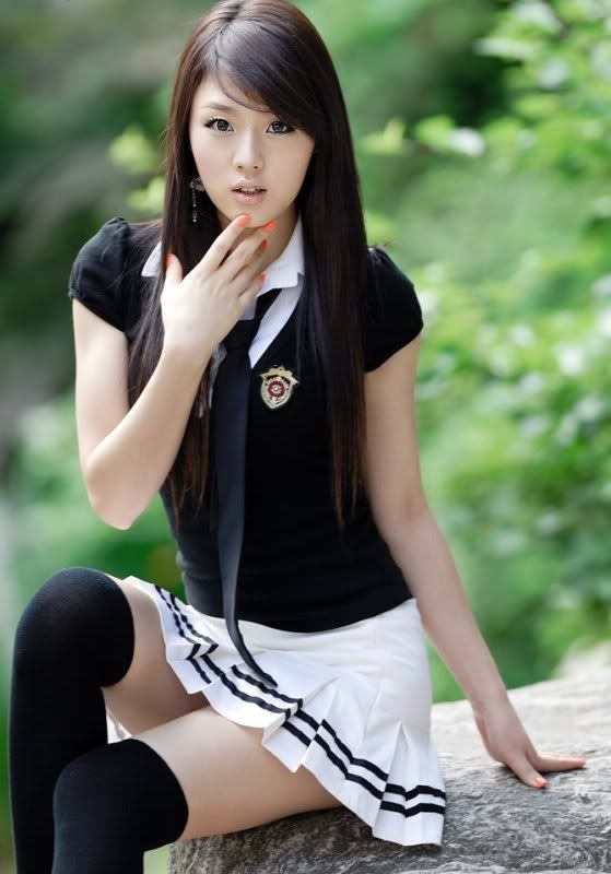 image, images, gambar, foto, all information, photo seksi hwang mi hee memakai baju sekolah, hwang mi hee