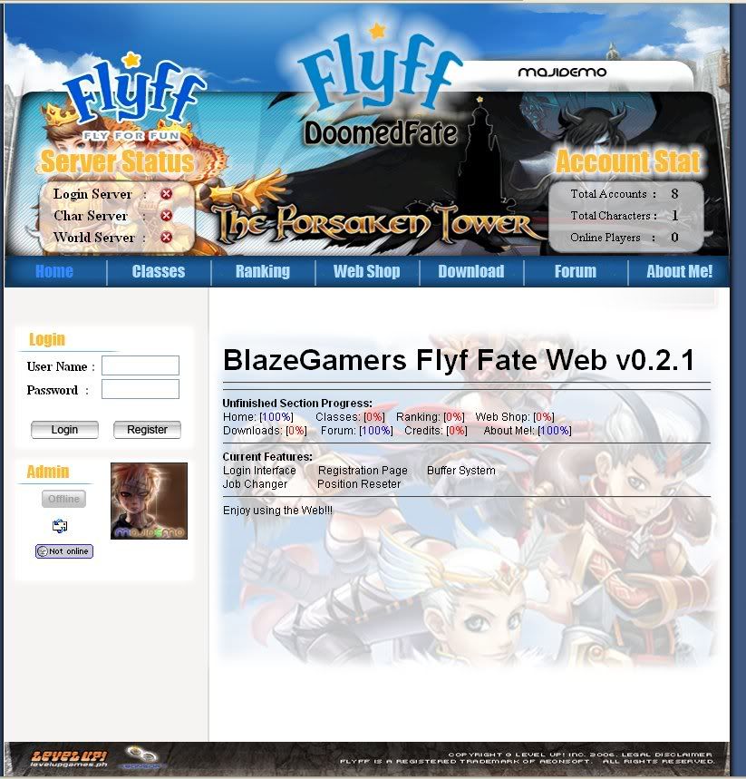 majidemo - FlyFF-Web XYZ [Themes] - RaGEZONE Forums