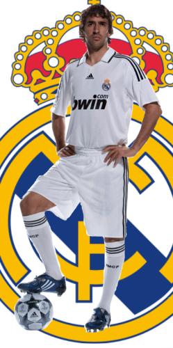 real madrid fc badge. raul + logo real Pictures,