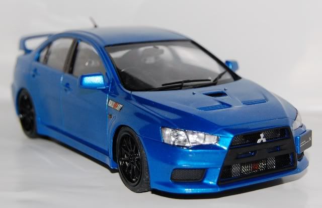 mitsubishi evolution x blue. a Mitsubishi Lancer evo X