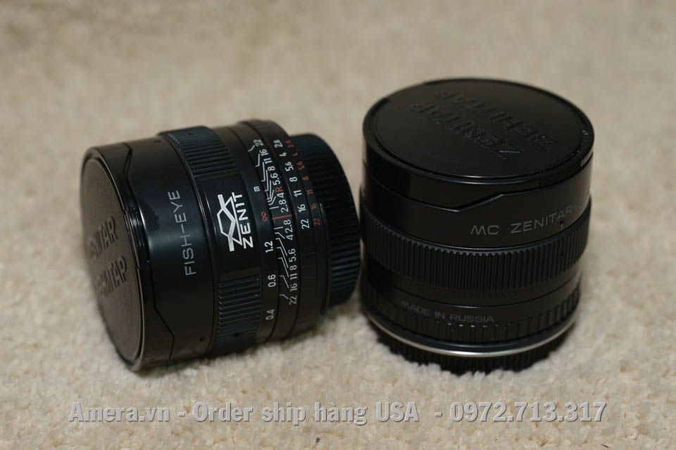 Order ship hàng USA: Bán fisheye for FullFrame, Zenitar 16mm F2.8 newest version Canon, Nikon, NEX - 3