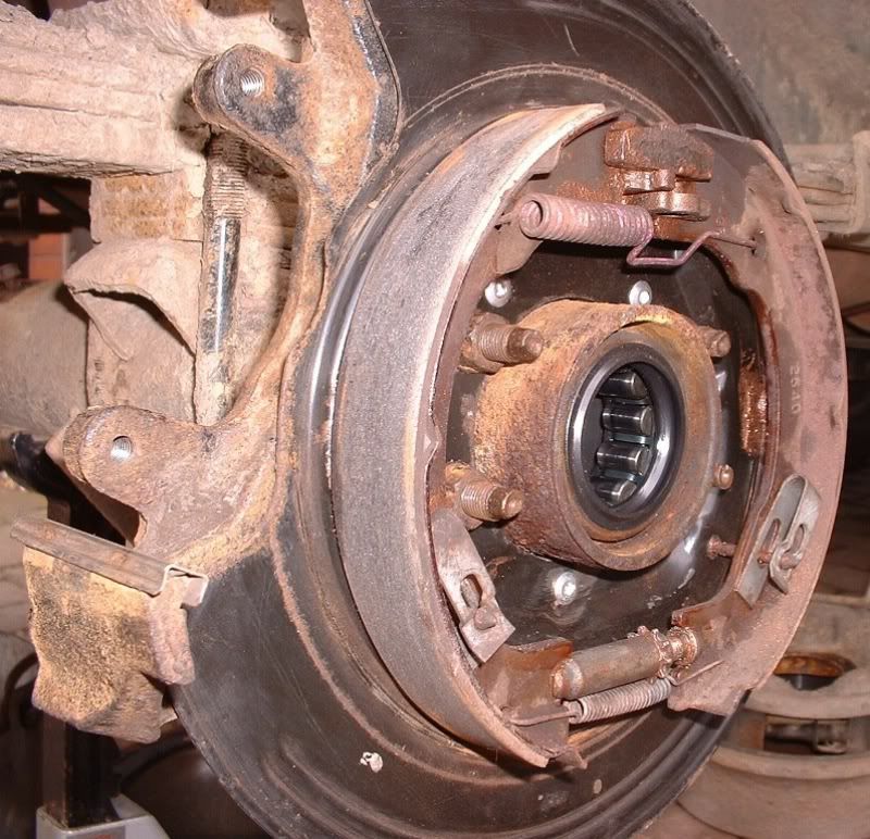 Fitting KJ Liberty rear disc brakes to an XJ Cherokee 8.25 axle