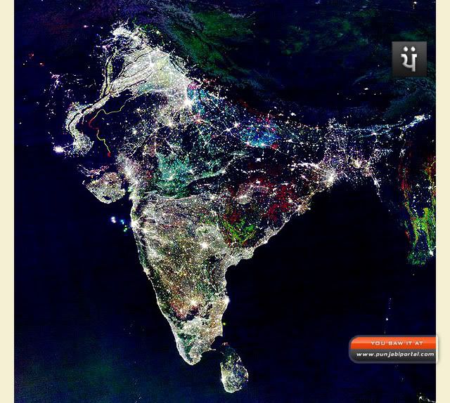 India From Satellite