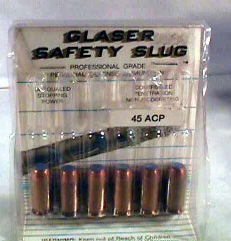 Glaser Safety Slug 45 ACP in Blister Pack 45ACP : Pistol Ammo at GunBroker. 