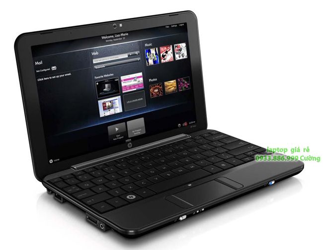 Bán laptop HP mini, 2x1.60G, R1G, 60G, Wifi, Webcam, Bluetooth, LCD 10 , giá rẻ 3,7tr