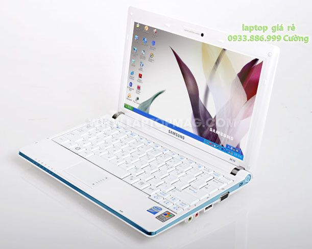 Bán laptop mini Samsung 2x1.60G R1G 160G Wifi Webcam Bluetooth pin 5h, giá rẻ 3,8tr