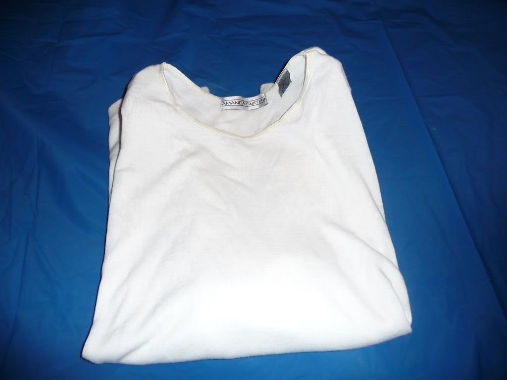 white tee