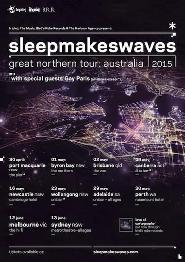 Supporting sleepmakeswaves Tour Poster