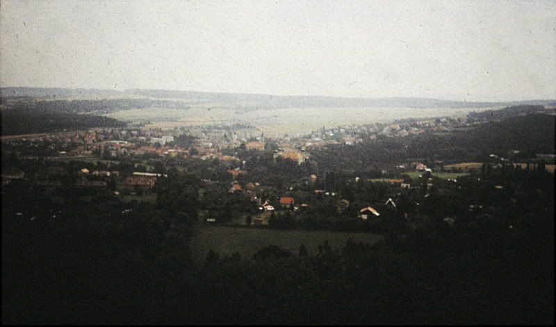 pohled ze Skalky na Lazov v lete roku 1987