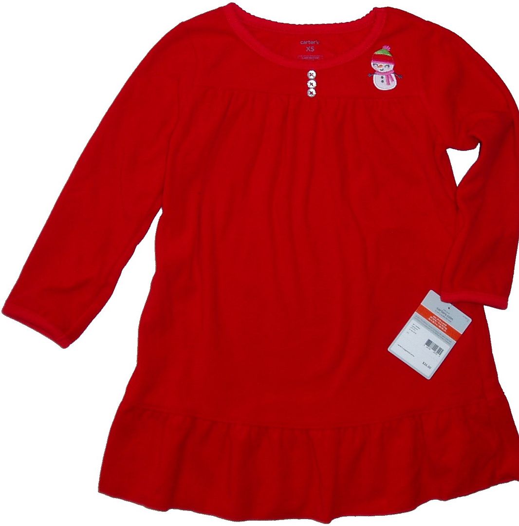 carters fleece gown