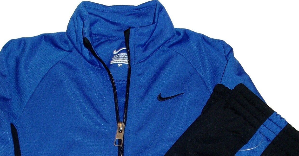 nike royal blue jogging suit