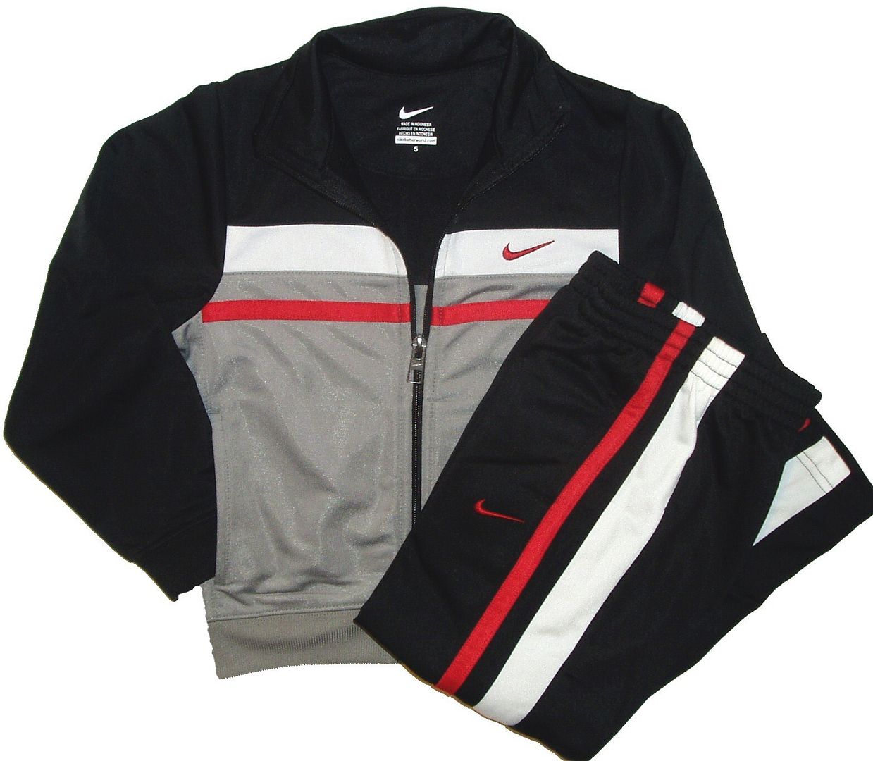 red nike jogging suit men