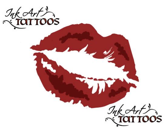 lip tattoo 1