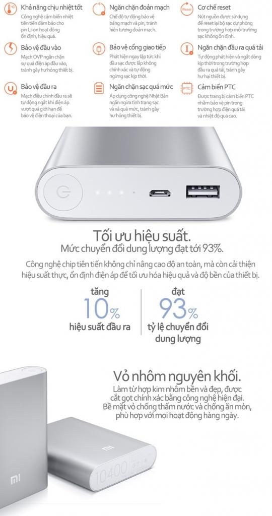 .::.|| HawkLee's Shop ||.::. Pin xạc dự phòng, tai nghe Xiaomi [Giá HOT] - 4