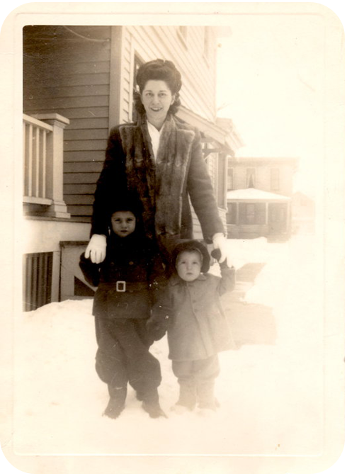 Grandma Dorothy, Dad and Aunt Donna