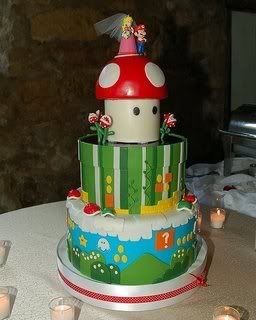 Unique Super Mario Wedding Cakes Pictures, Images and Photos