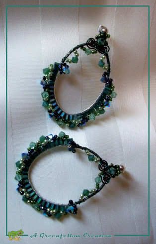 Crystal Hoop Earrings Pictures, Images and Photos