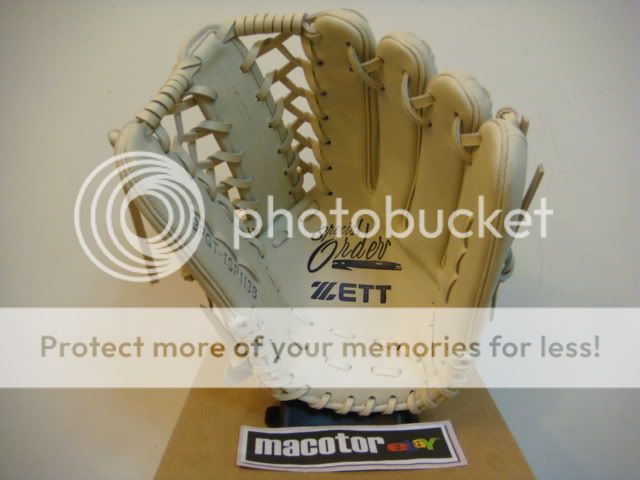 ZETT Top Custom 12.75 Baseball Gloves Close Back Cream  