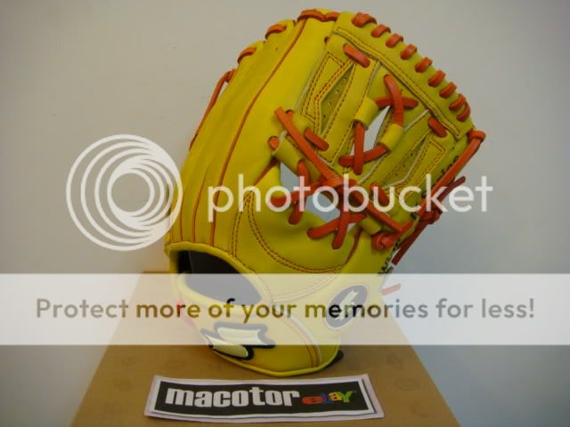 New SSK Wingfield 11.5 Infield Baseball Glove Yellow RHT 131F  