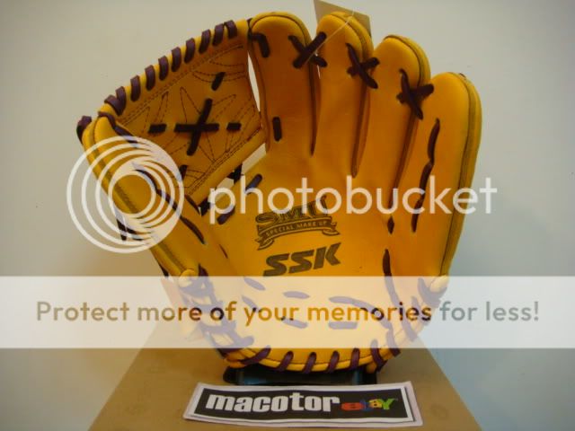 SSK Special Make Up 11.5 Baseball Mitt Yellow RHT 141F  