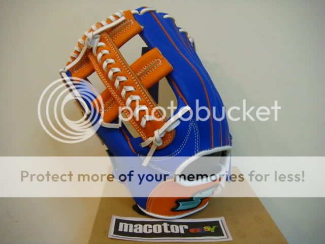 SSK The Pro 12 Fielder Baseball Glove Blue Orange LHT  