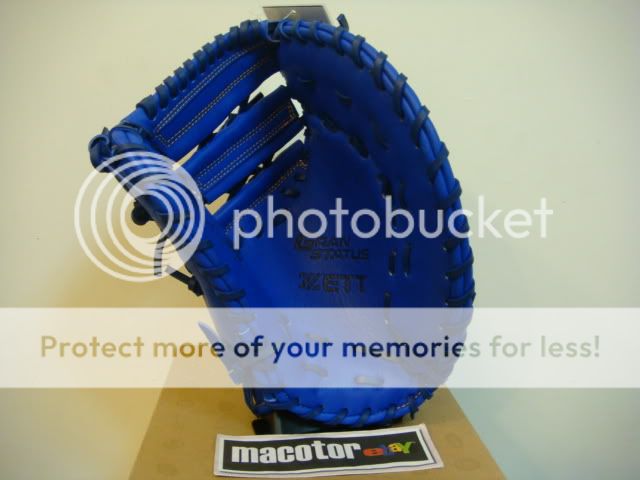 ZETT Gran Status 13 First Base Baseball Glove Blue RHT  