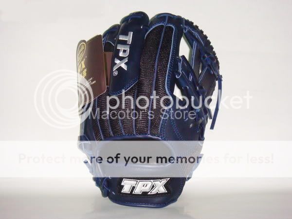 Louisville Slugger TPX 12 Infield Baseball Glove Navy Nylon Mesh RHT 