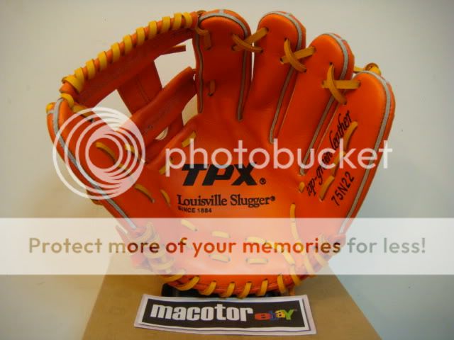 Louisville Slugger TPX 12 Baseball Glove Orange RHT SS  