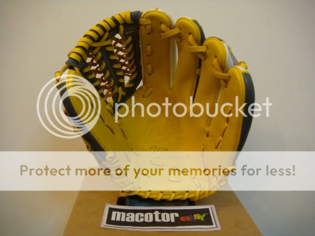 New HATAKEYAMA Pro 12 Infield Baseball Glove Yellow Nets RHT  