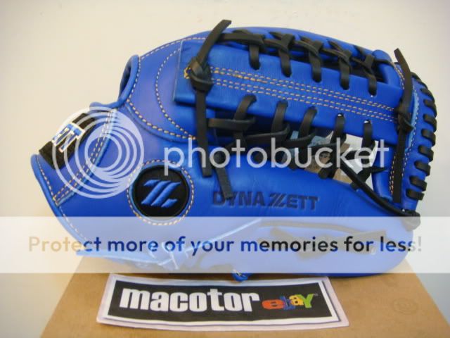 New ZETT Leaguers 12.5 Outfield Baseball / Softball Glove Blue RHT 