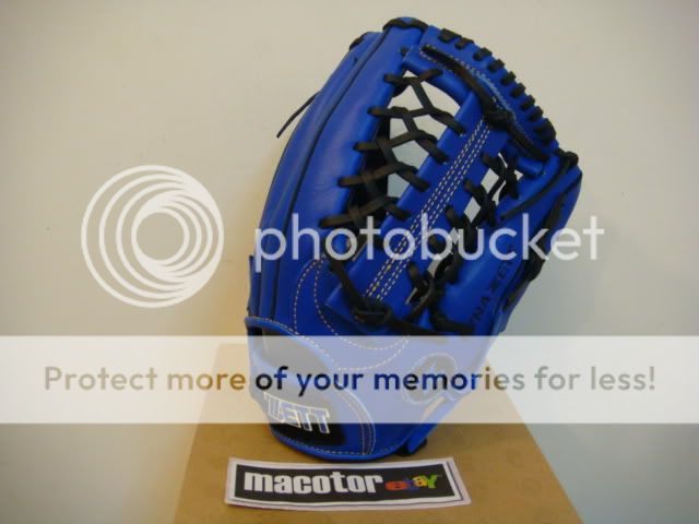   Leaguers 12.5 Outfield Baseball / Softball Glove Blue RHT BPGT 8027